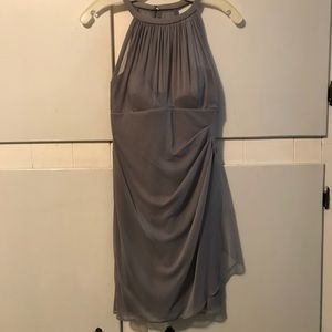 David’s Bridal Bridesmaid Silver (Gray) F15612